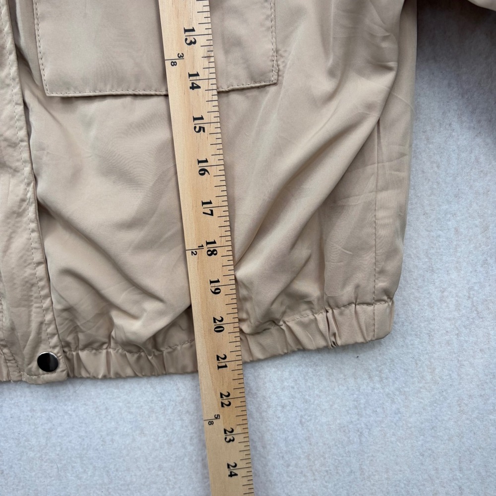 Cavalini Original Womens Khaki Utility Bomber Jacket NYJK649M Tan Sz M - Picture 4 of 7